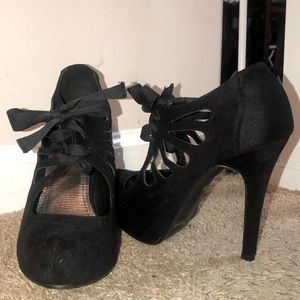 Black heels
